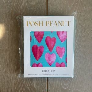 Posh Peanut crib sheet QUEEN OF HEARTS
